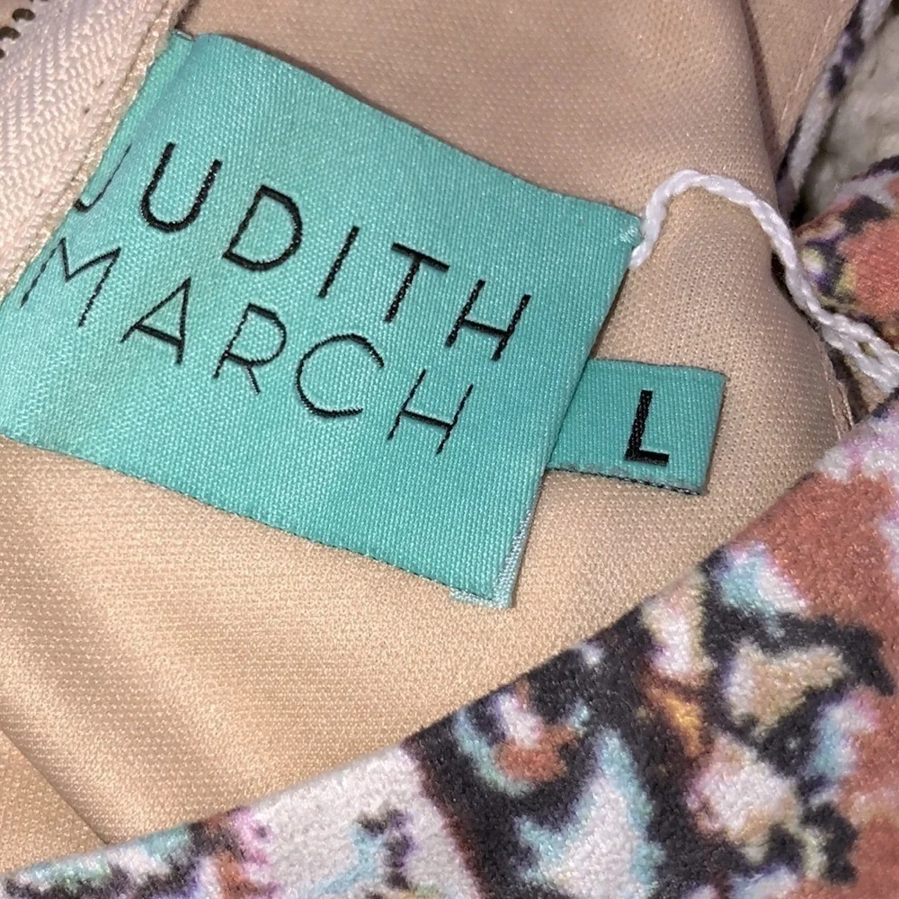 JUDITH March size large floral boho trapeze dress